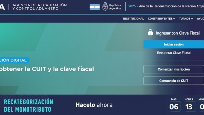 Se cayó la página web de ARCA y llueven reclamos de usuarios